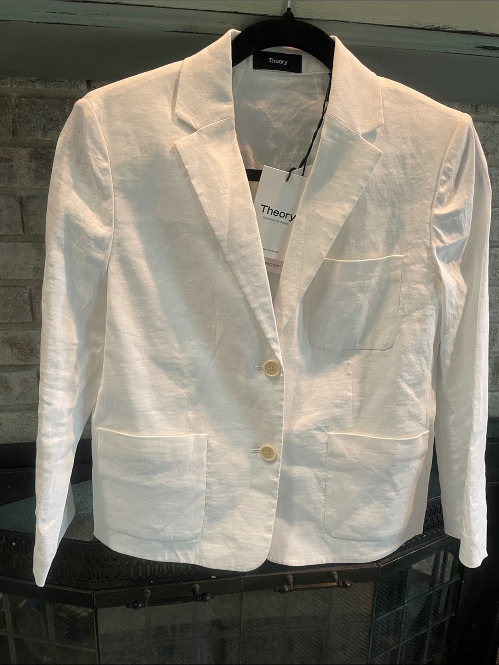 Theory Linen Blend Blazer